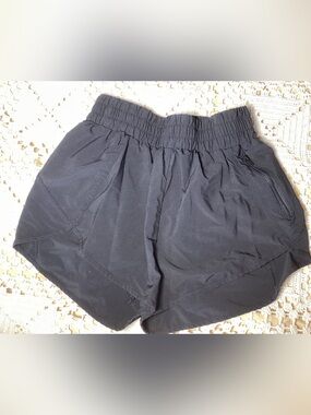 Black Women's Athletic Shorts - Lightweight Performance